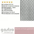 Lochblech Rv 5-8 Stahl verzinkt 1,5mm Lochgitter